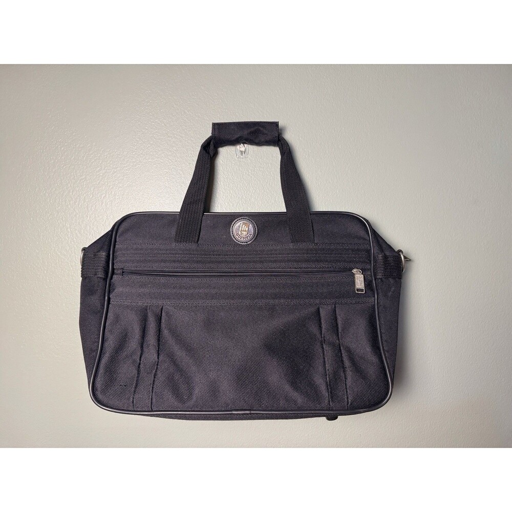 Vintage Olympia International Luggage America Travel Bag - Black